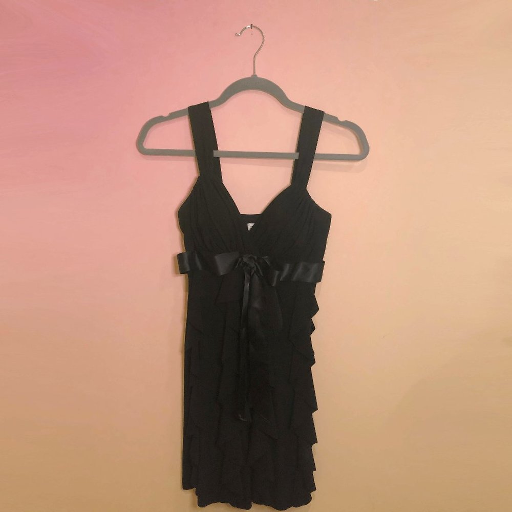 Cache Ruffled Formal/Homecoming Mini Dress